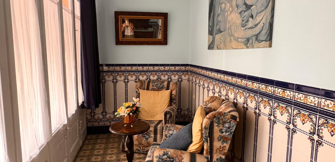 Doble o triple con galería del Hotel Noucentista en Sitges, vista 9