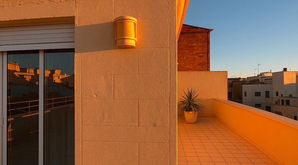 Doble con terraza del Hotel Noucentista en Sitges, vista 8