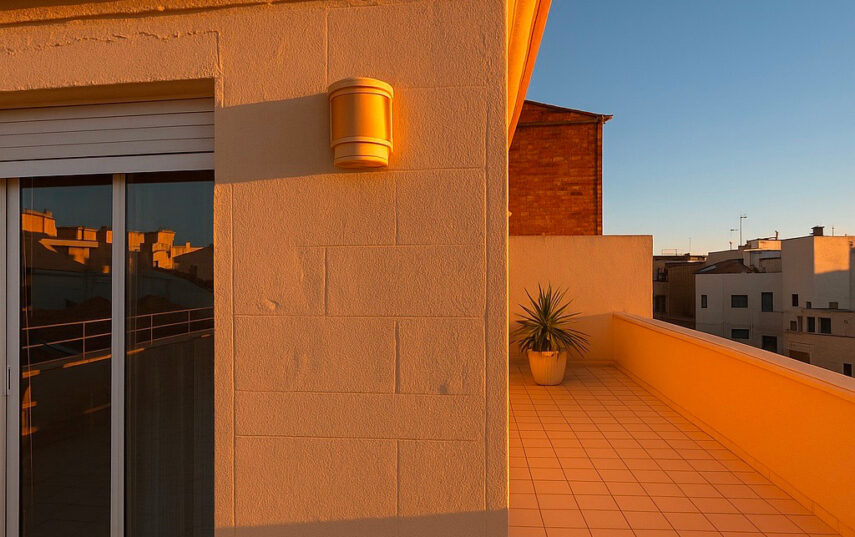 Doble con terraza del Hotel Noucentista en Sitges, vista 8
