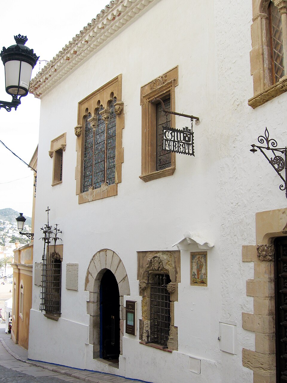 Museo Cau Ferrat en Sitges — antigua casa-taller del pintor catalán Santiago Rusiñol