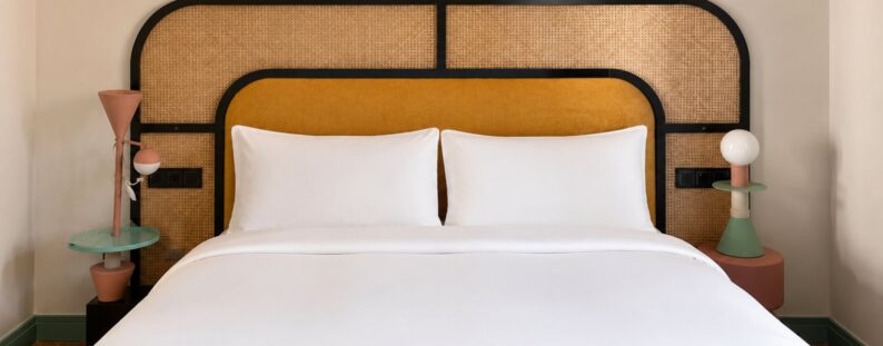 Chambre double lumineuse de Casa Beatas, hotel boutique a Malaga