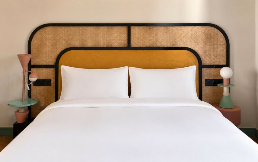 Chambre double lumineuse de Casa Beatas, hotel boutique a Malaga