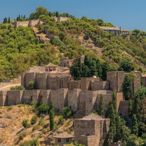 Alcazaba de Malaga, forteresse mauresque sur sa colline au coeur du casco antiguo