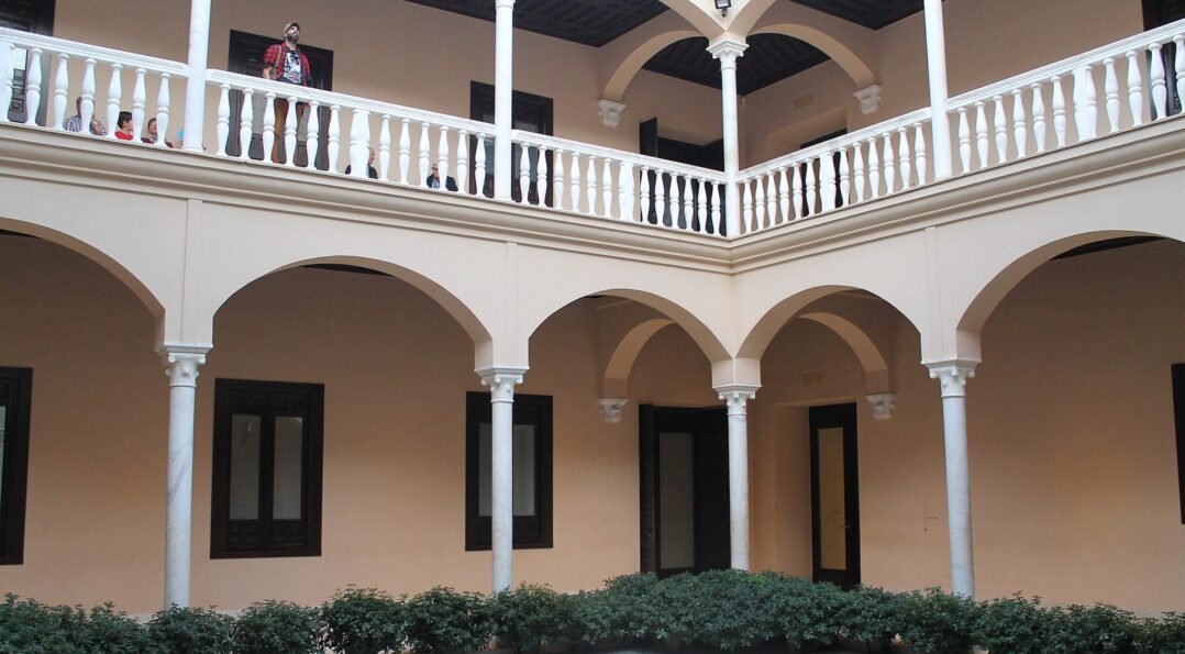 Patio Renaissance du musée Picasso de Malaga dans le Palacio de Buenavista