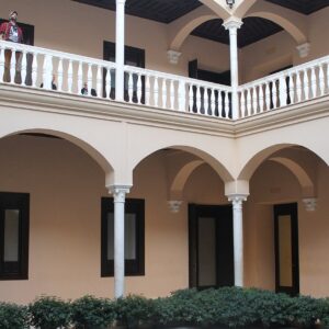 Patio Renaissance du musée Picasso de Malaga dans le Palacio de Buenavista