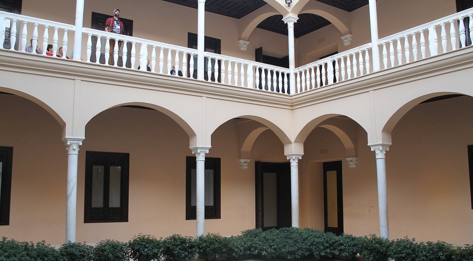 Patio Renaissance du musée Picasso de Malaga dans le Palacio de Buenavista