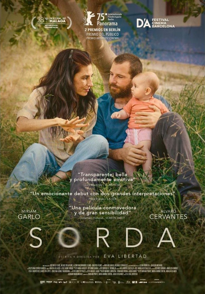 Cartel de la película Sorda de Eva Libertad, Biznaga de Oro en el Festival de Málaga