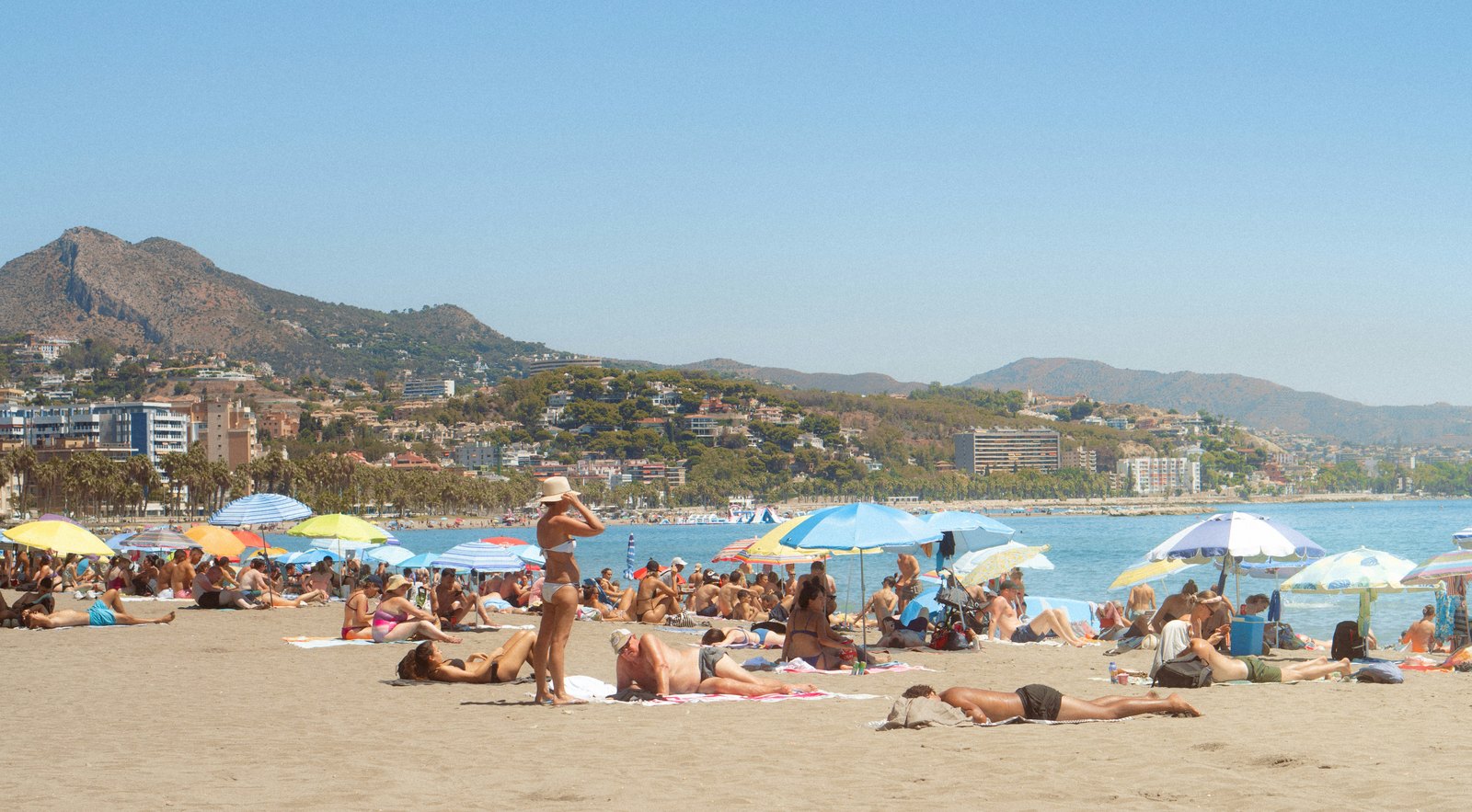 La plage de La Malagueta à Málaga